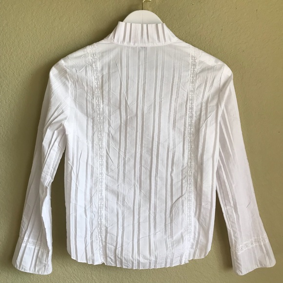 ARMANI Collezioni Crisp White Button Up - Picture 2 of 8